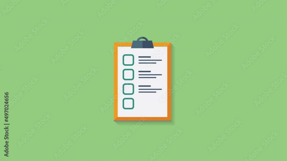 Check List, Audit review on a report board. Business form finance ...