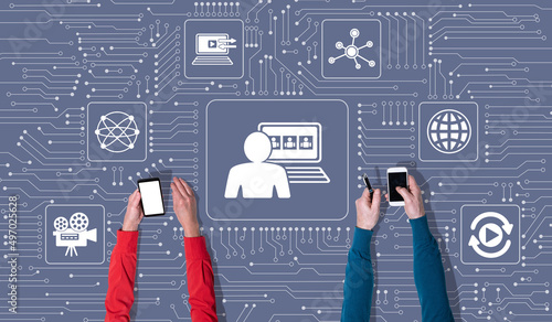 Concept of video conference