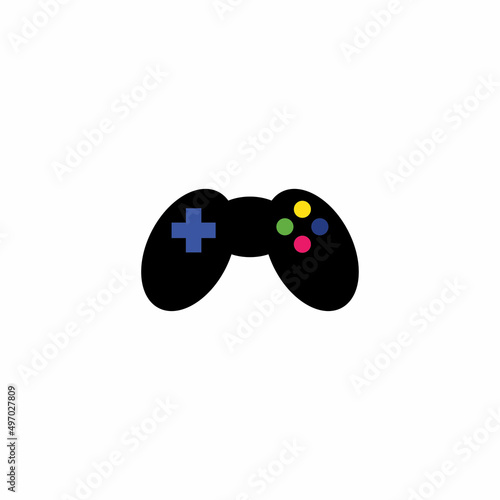 Joystick sign vector icon. Video game symbol illustration