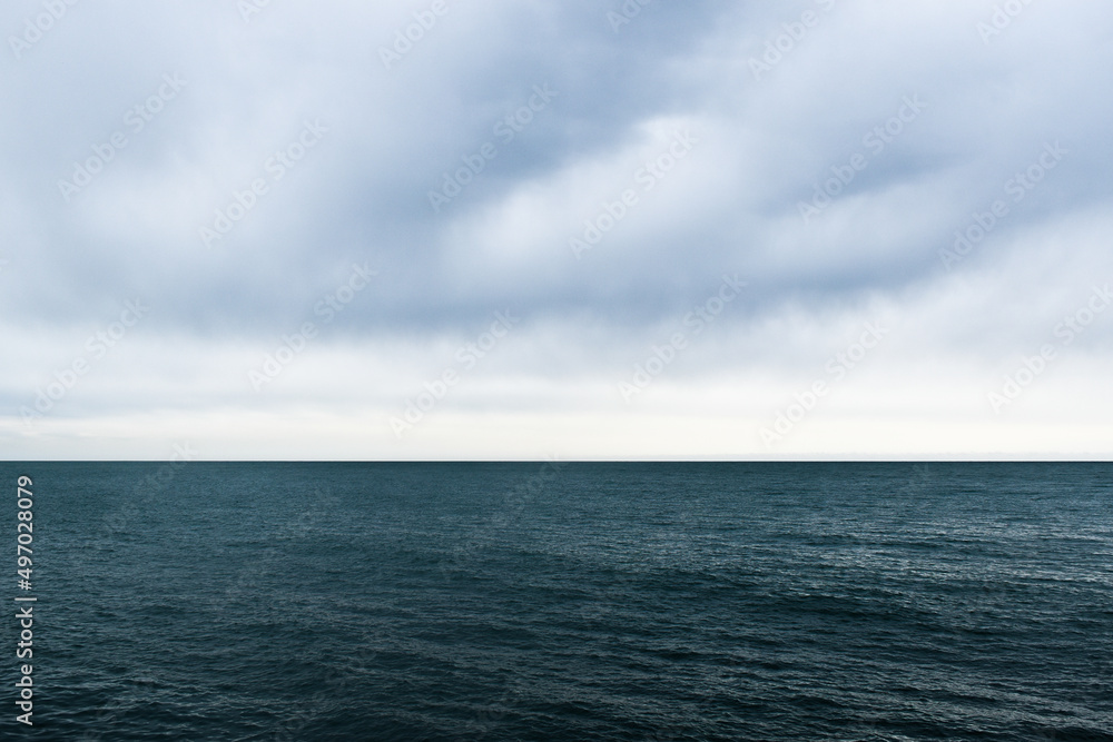 clouds over sea