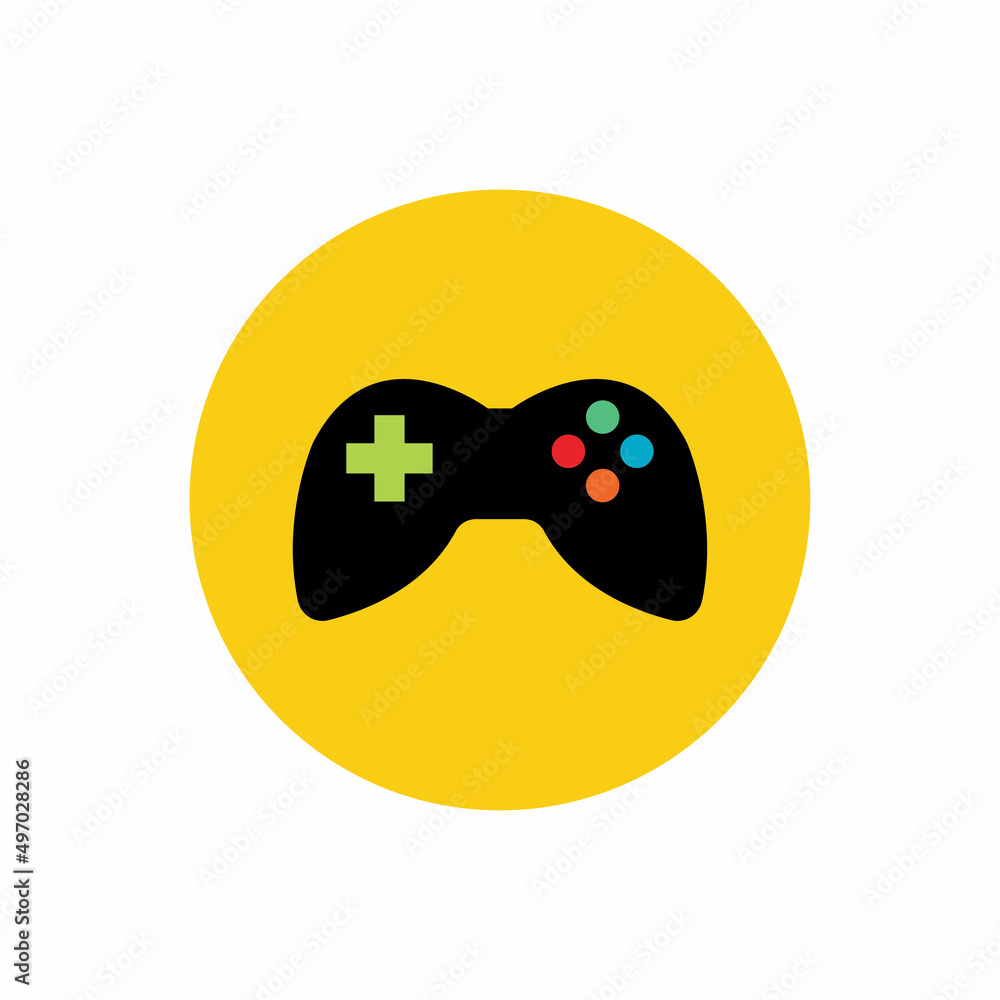 Joystick sign vector  icon. Video game symbol illustration