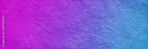 Obraz na płótnie Beautiful abstract colorful texture. Multicolor green blue purple pink background. Gradient. Toned rough rock surface texture. Backdrop. Modern. Сopy space. For design. Web banner. Wide. Panoramic. w salonie