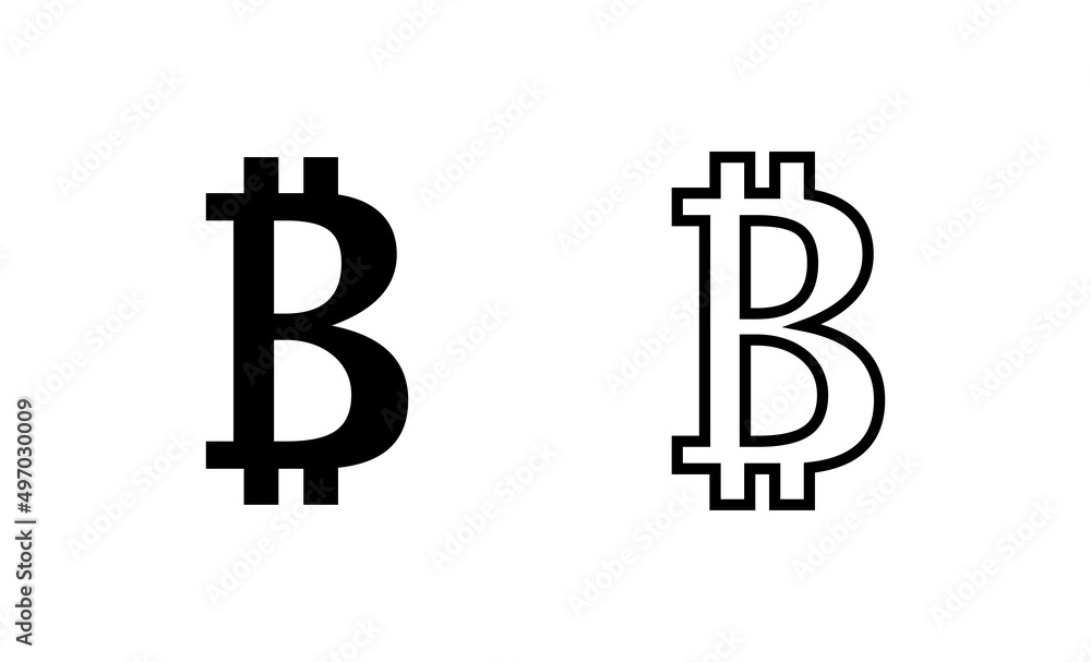 Bitcoin icon vector. bitcoin sign and symbol. payment symbol. cryptocurrency logo Bitcoin icon vector. bitcoin sign and symbol. payment symbol. cryptocurrency logo