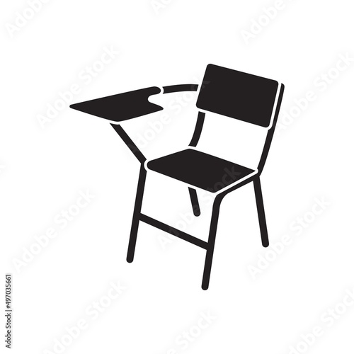 Student chair icon 