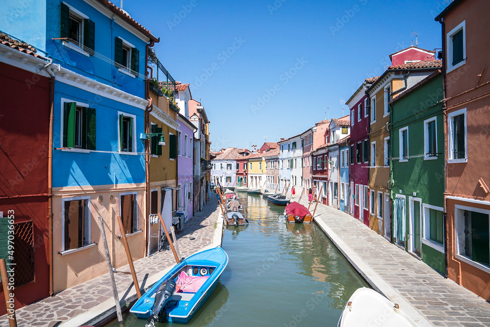 Village de Murano à Venise en Italie