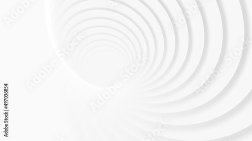 Fototapeta Naklejka Na Ścianę i Meble -  Spiral white wave rhythm abstract background