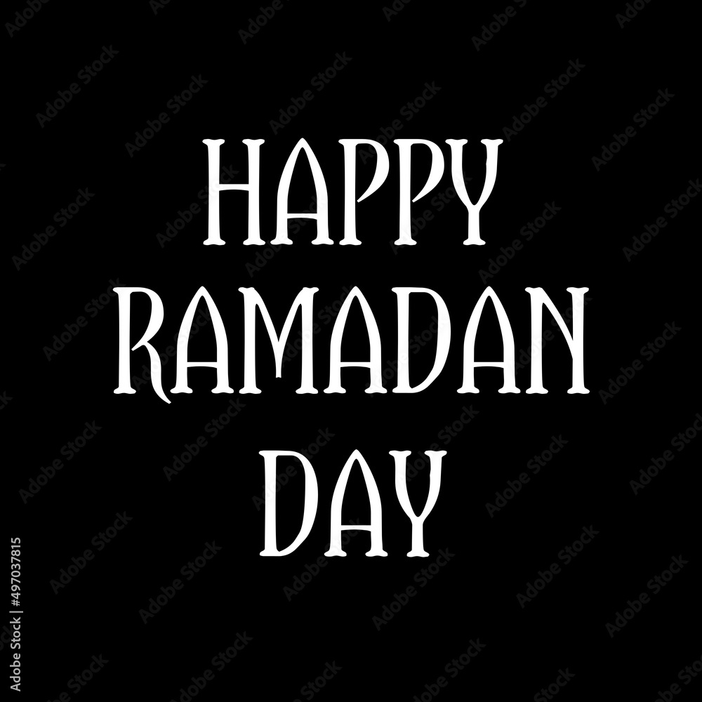 Happy ramadan day celebration black background Happy ramadan day celebration black background