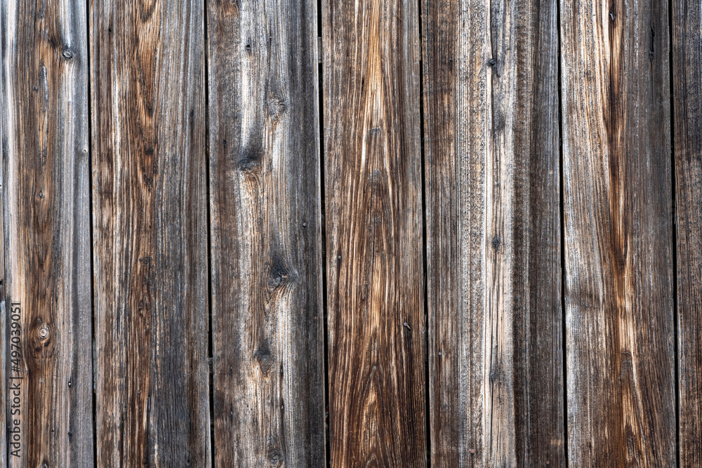 Naklejka premium Verwitterte Holzwand