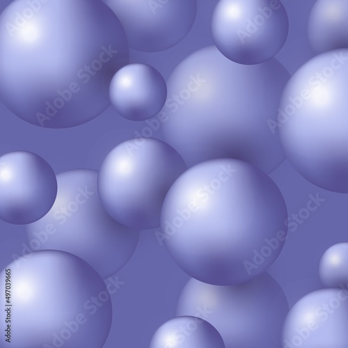 Abstract background with bubbles of color very perry. Vector 3d illustration.