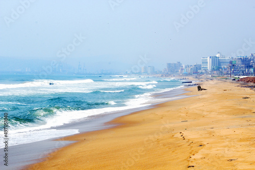  The coast of the Bay of Bengal. Visakhapatnam, India photo