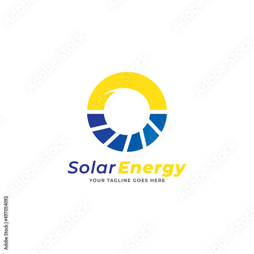 Free Download Creative Solar Energy Logo Design Vector Template - GFXLoad