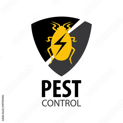 Vector set of logos for pest control company