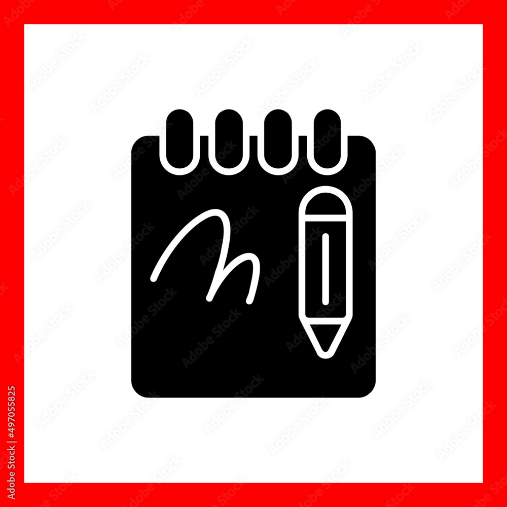 Obraz premium Sketchbook Icon