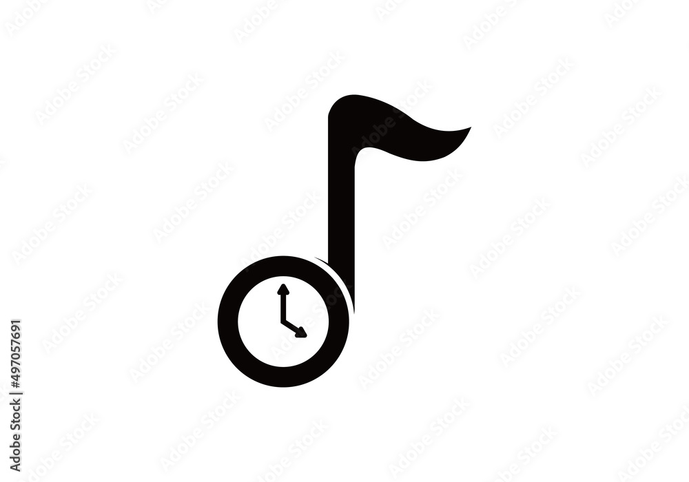 Time music of entertainment abstract logo design Time music of entertainment abstract logo design