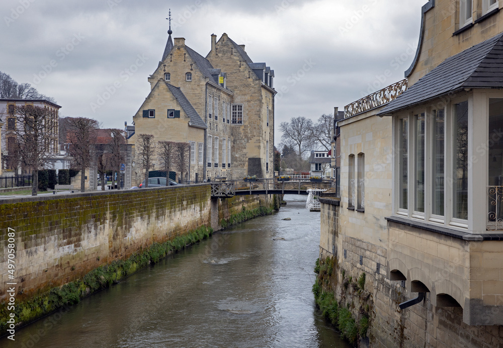 Valkenburg Limburg Netherlands. Canal. River geul. Valkenburg Limburg Netherlands. Canal. River geul.