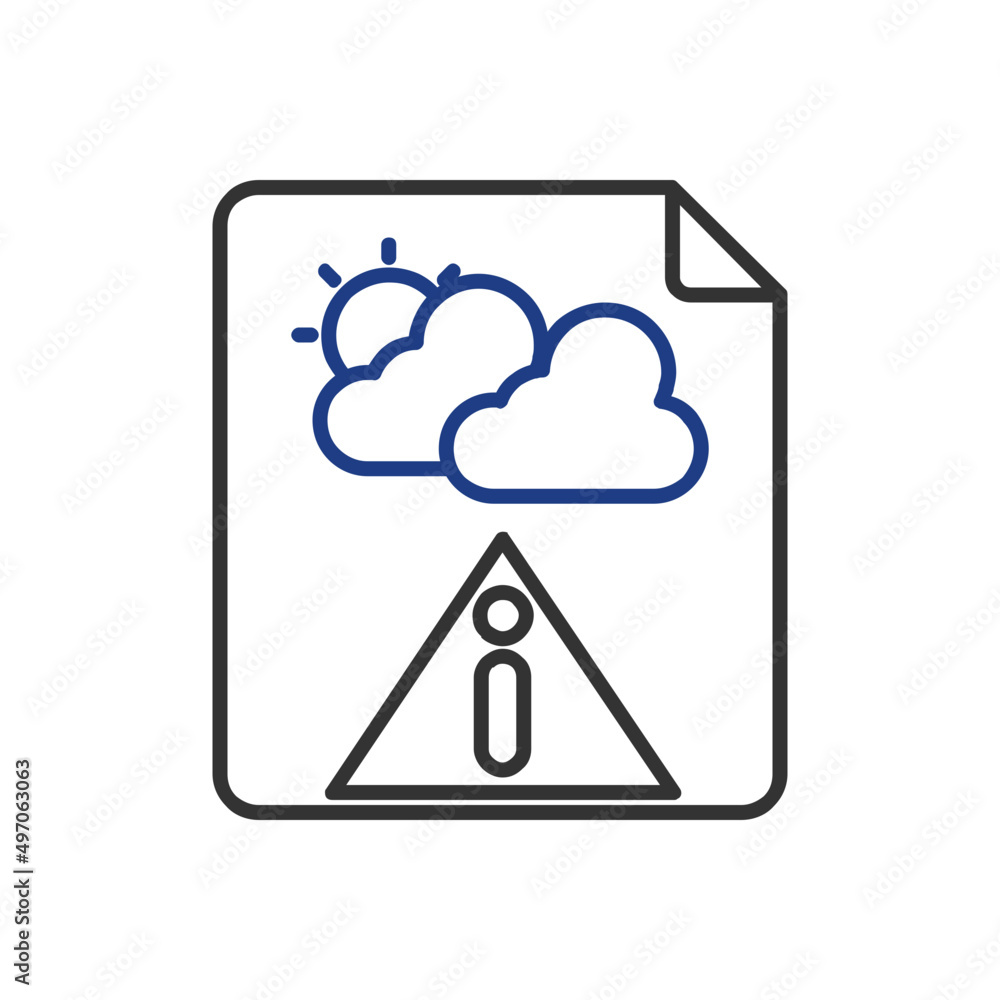 Wheather Alert Icon Wheather Alert Icon