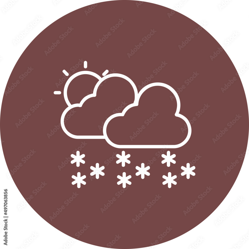 Snow In Day Icon