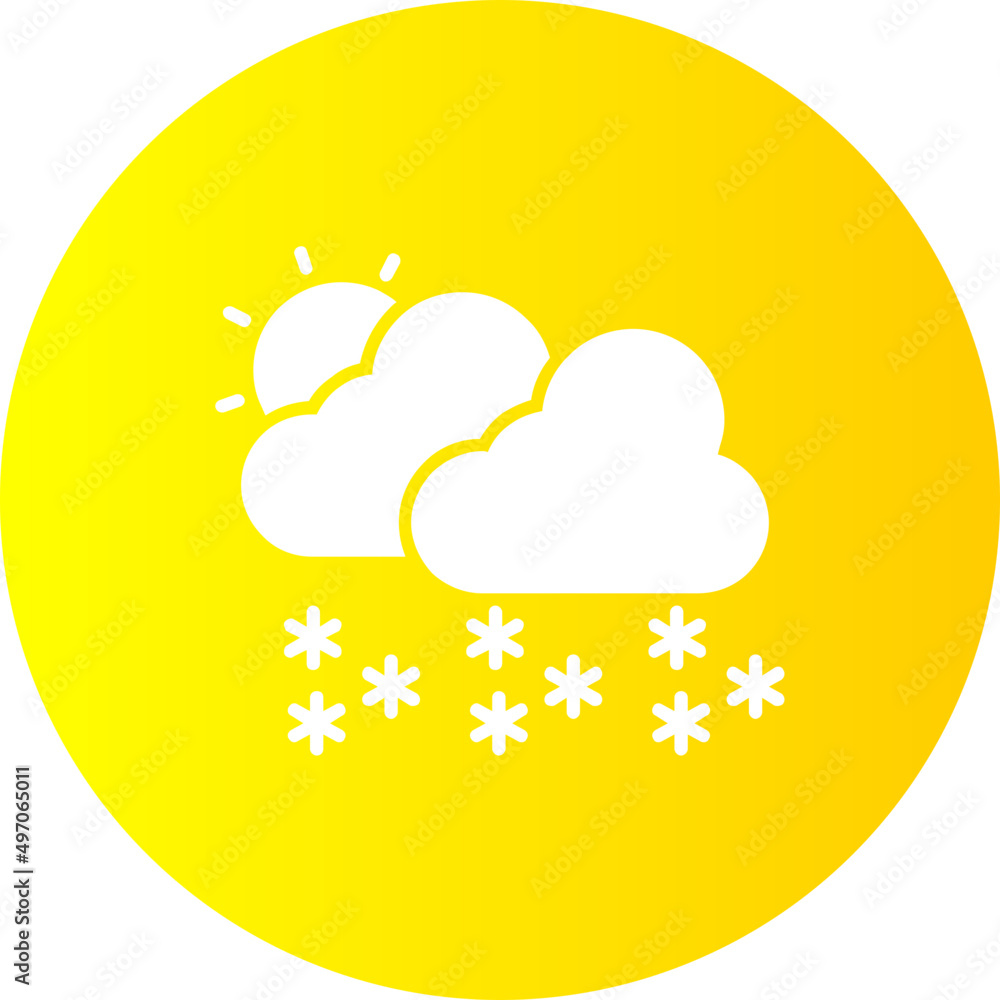 Snow In Day Icon