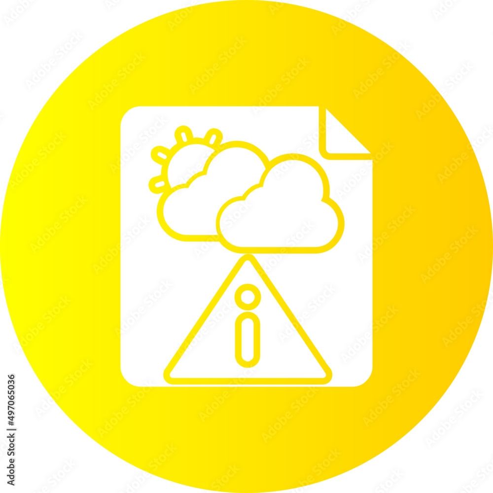 Wheather Alert Icon Wheather Alert Icon