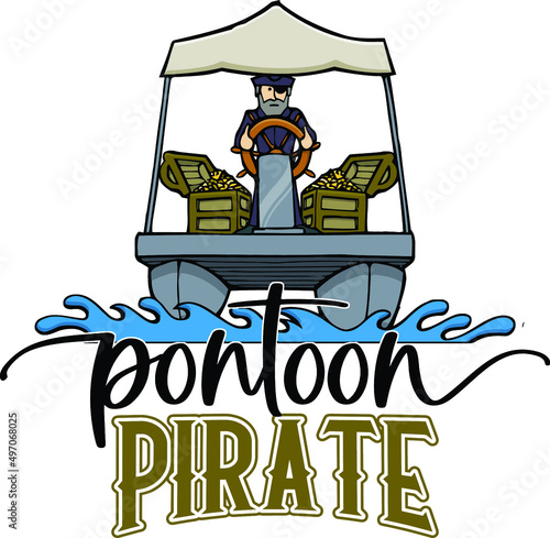 pontoon pirate | pontoon boat | lake boat 
