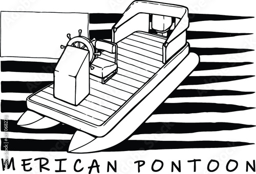 merican pontoon | pontoon boat 
