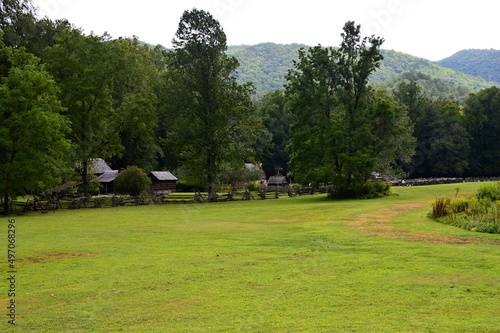 Historische Farm in den Great Smoky Mountains, Tennessee