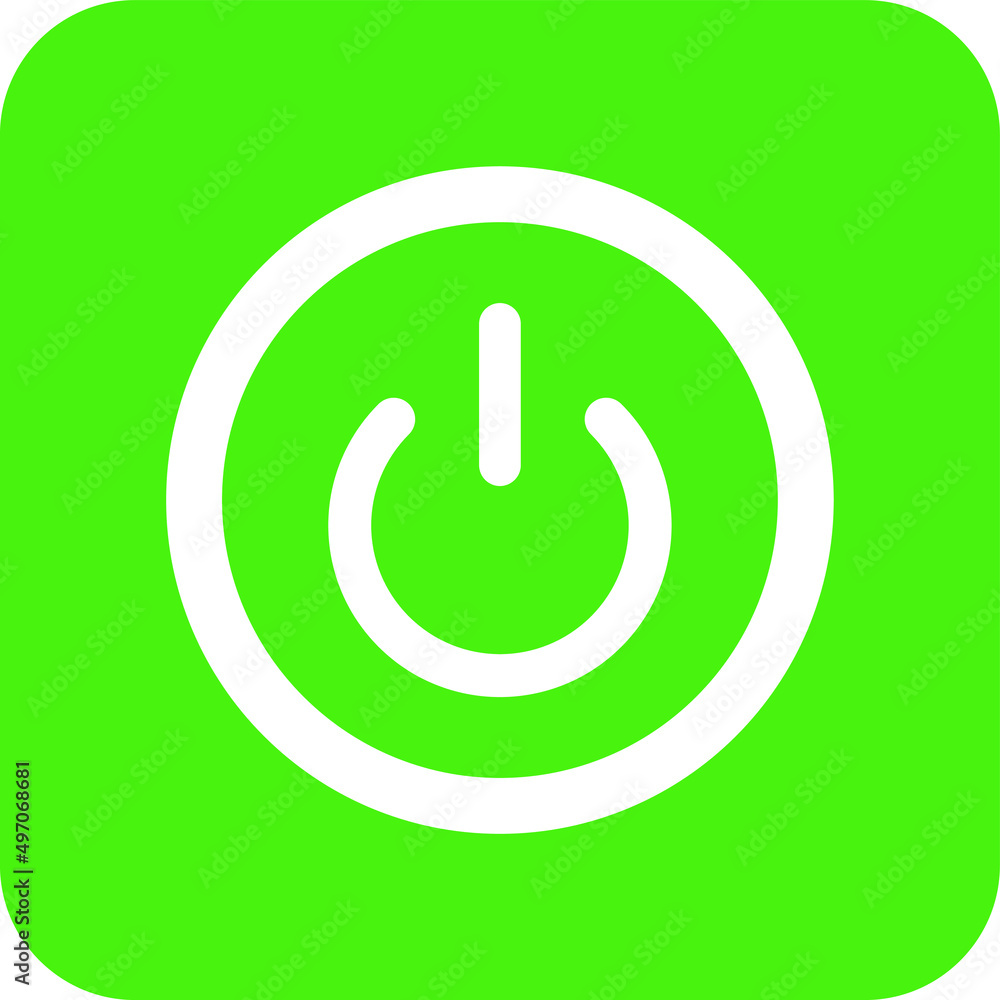 Power Button Vector Icon Design Illustration Power Button Vector Icon Design Illustration