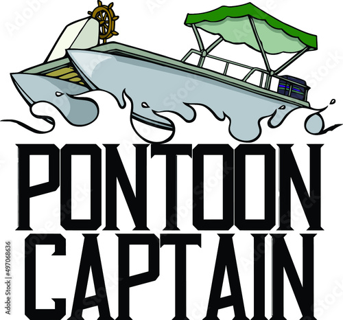 funny pontoon boat| coming in hot | lake boat 
