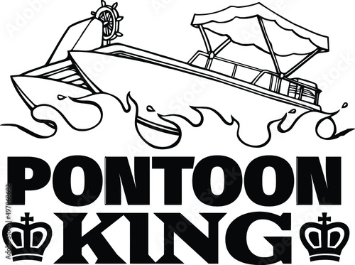 pontoon king | pontoon boat | lake boat 
