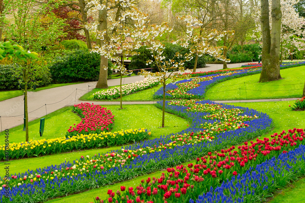 Obraz premium Formal spring garden