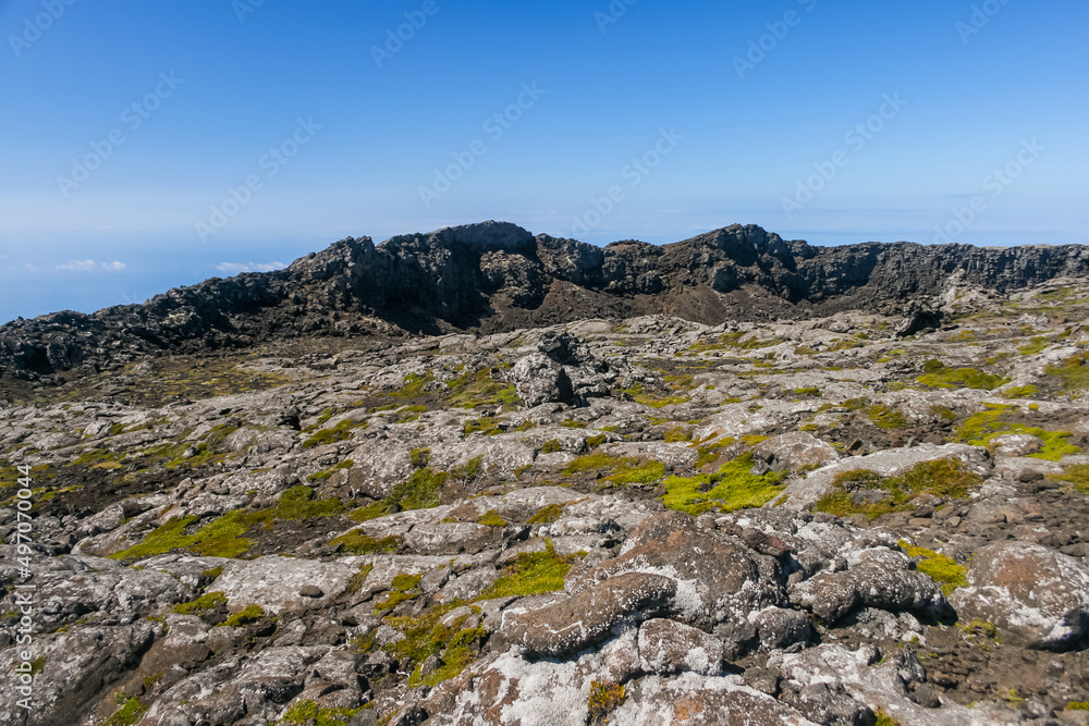 the top of Pico volcano