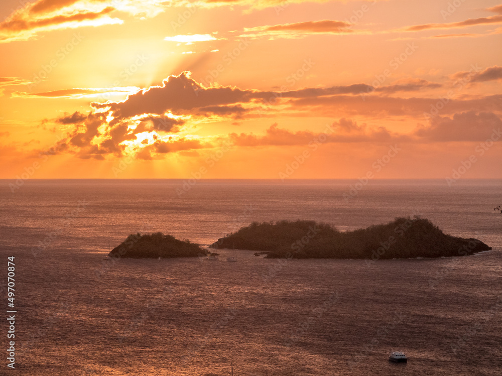 Naklejka premium Réserve Cousteau a Bouillante en Guadeloupe