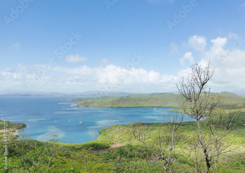 Plage avec vue en Martinique