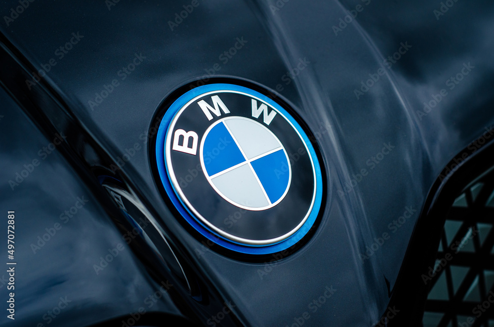 Soest, Germany - April 03, 2022: BMW electric logo on car Stock Photo ...