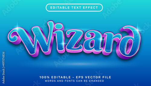 wizatd 3d text effect and editable text effect