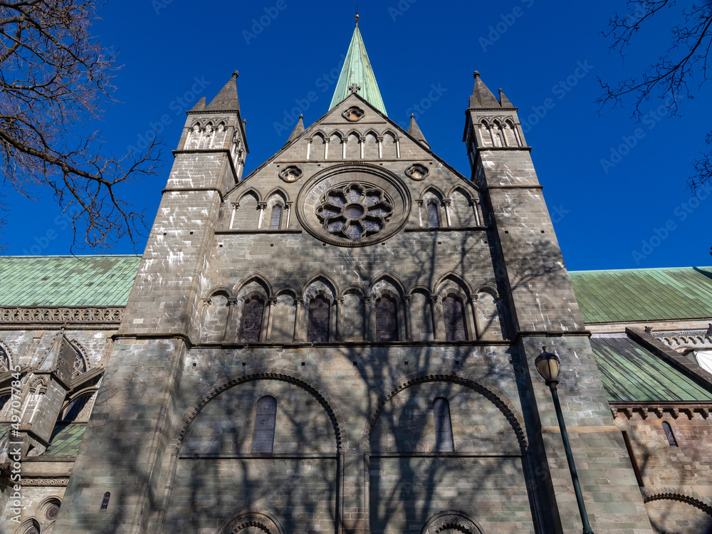 Nidaros Cathedral (Nidarosdomen), Trondheim, Trøndelag, Norway