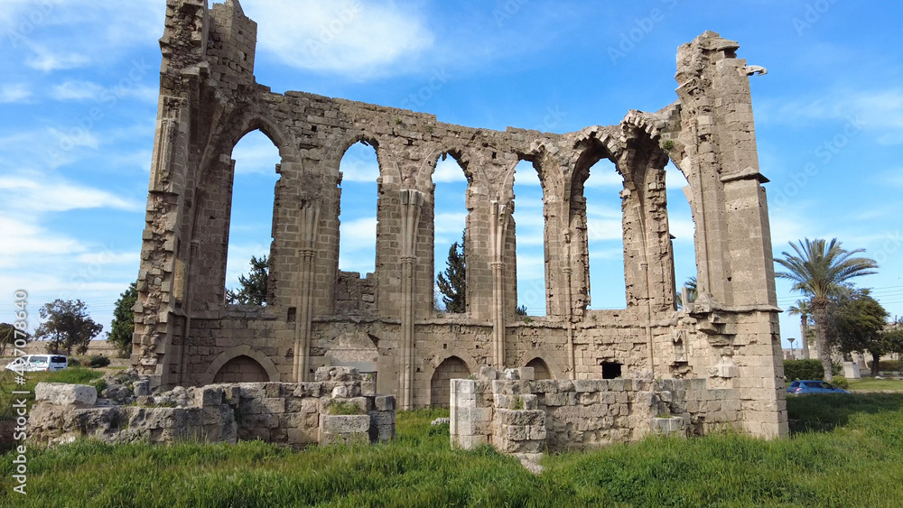 St George of the Latins is the remains of one of the earliest churches in Famagusta. It can be found in the northern part of the old city, close to Othello's tower.
