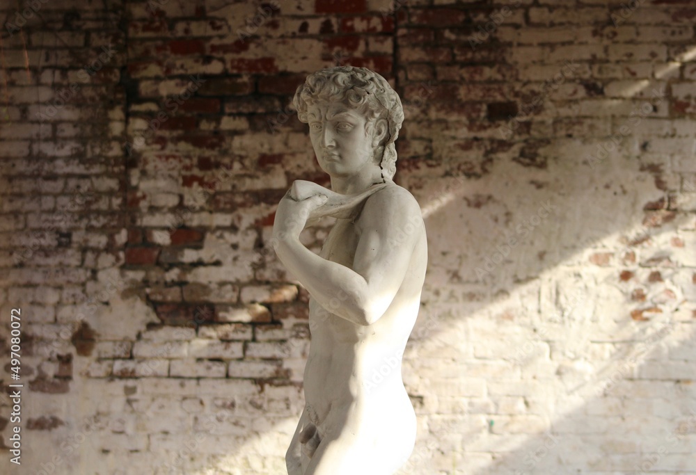 Naklejka premium Statue 