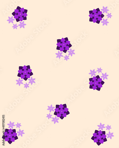 violet flowers frame, abstract background with blank copy space, floral greeting card, graphic design illustration wallpaper, set of flower bouquet 