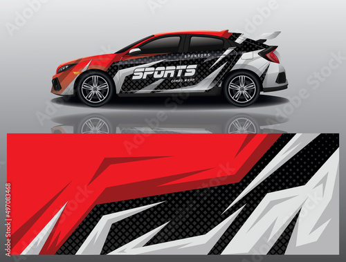 wrap car design template