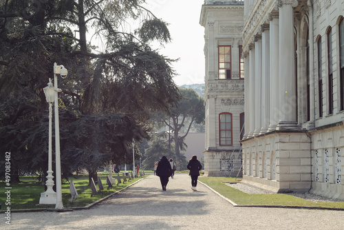 Dolmabahçe Palace of İstanbul in Turkey
