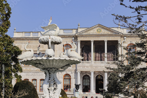 Dolmabahçe Palace of İstanbul in Turkey