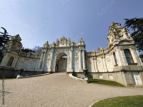 Dolmabahçe Palace of İstanbul in Turkey
