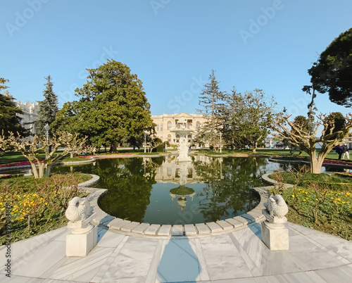 Dolmabahçe Palace of İstanbul in Turkey