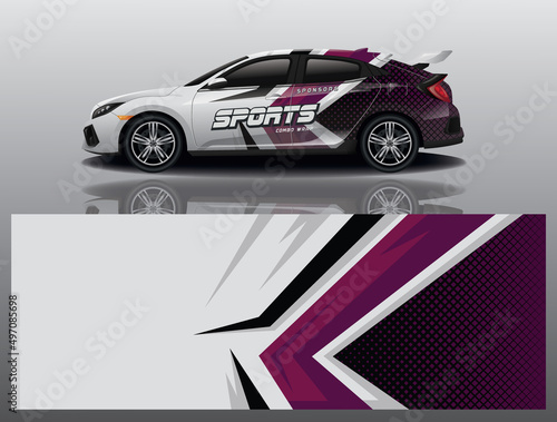 wrap car design template