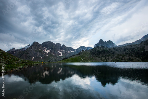 Summer landscape in Posets Maladeta Nature Park  Spain