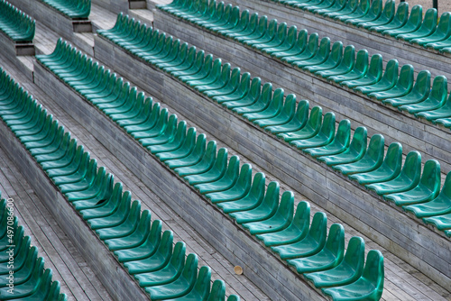 empty seats at stand