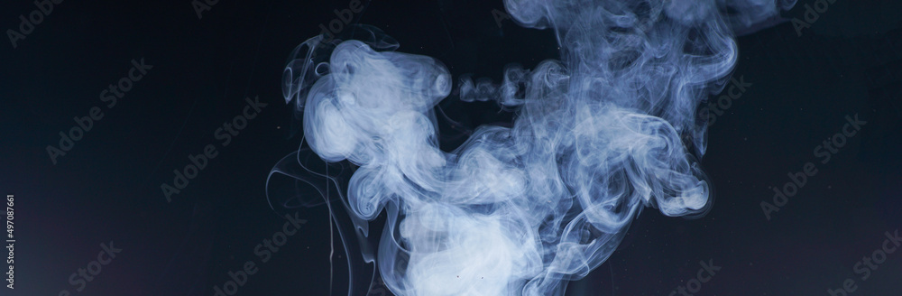 Obraz premium smoke on black background