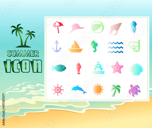 Summer Season Icon Pack