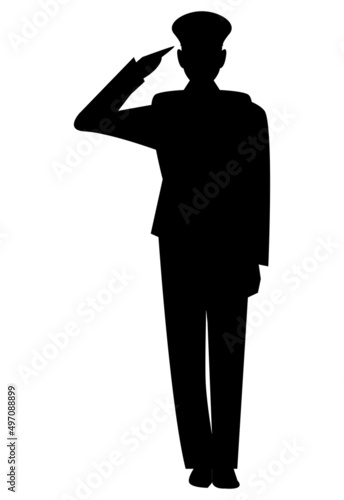 officer military silhouette